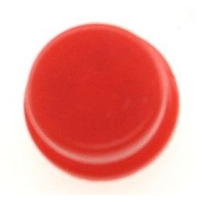 Cap voor 12x12 micro drukknop schakelaar rond Rood